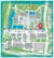 plattegrond Campus Woudestein waarop de locatie van Hatta Building aangegeven is met een rode pin