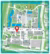 plattegrond Campus Woudestein waarop de locatie van Polak Building aangegeven is met een rode pin